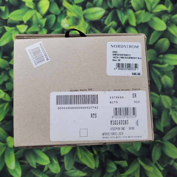 NIB Golden Goose Super-Star White Distressed Leather Low Top Sneakers size 38 - Picture 13 of 16